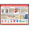 Плакат Общие требования пожарной безопасности