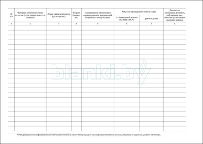 Журнал учета консультаций профессорско-преподавательским составом учреждений образования внутренняя часть